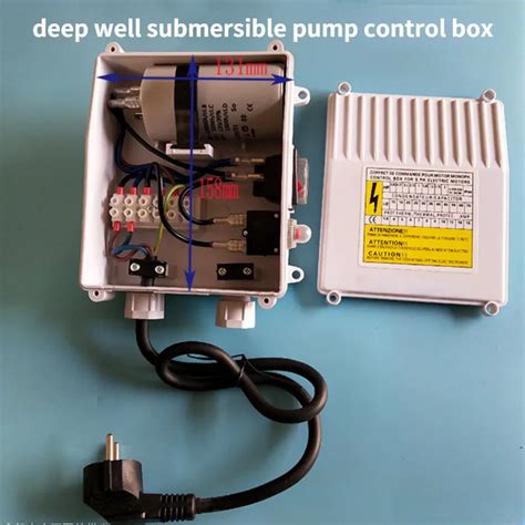 water well electrical box|well pump control box capacitor.